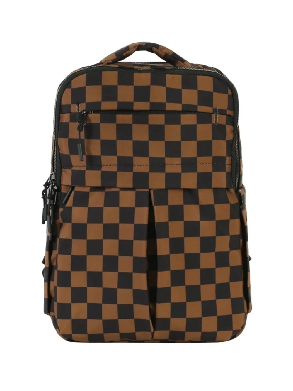 Emmafy Minimax Backpack - NWOT - Black/Brown Check